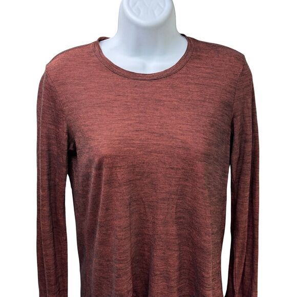 Bombas Wool Blend Long Sleeve Shirt Crew Neck XS Thumb Holes Base Layer Outdoors - Picture 7 of 11